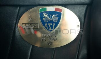 PORSCHE 912 TARGA *TARGHE ORIGINALI*ISCRITTA ACI pieno